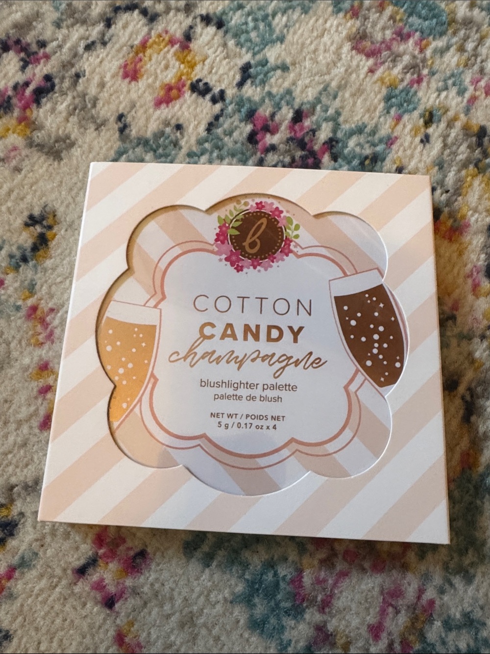 Beauty Bakerie Cotton Candy Champagne Blushlighter Palette - Pink & Gold